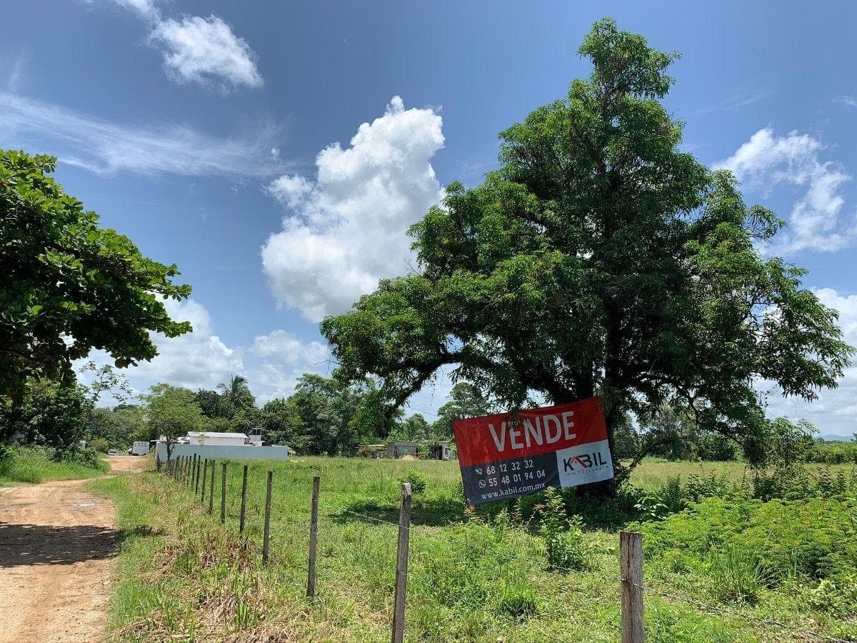 VENTA TERRENO PALENQUE JUNTO A ESTACION DEL TREN MAYA CREDITO BBVA - 1