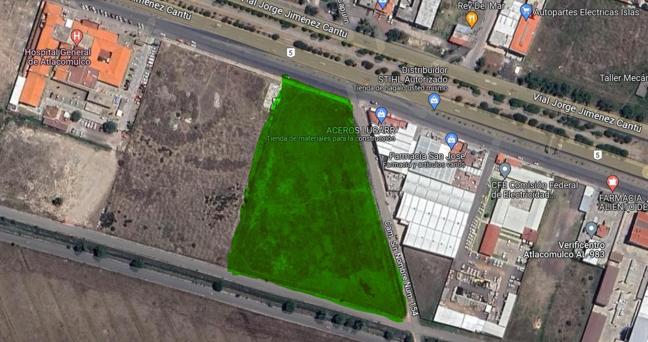 Terreno Atlacomulco con 3 frentes - 1