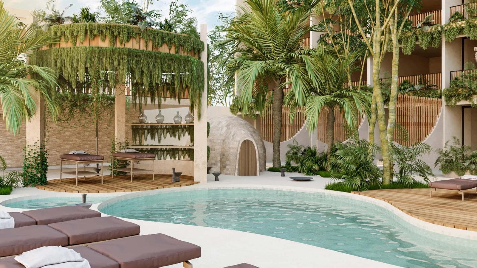DEPARTAMENTO EN VENTA EN TULUM 1 HABITACION/ ALBERCA /PRIVADA - 1