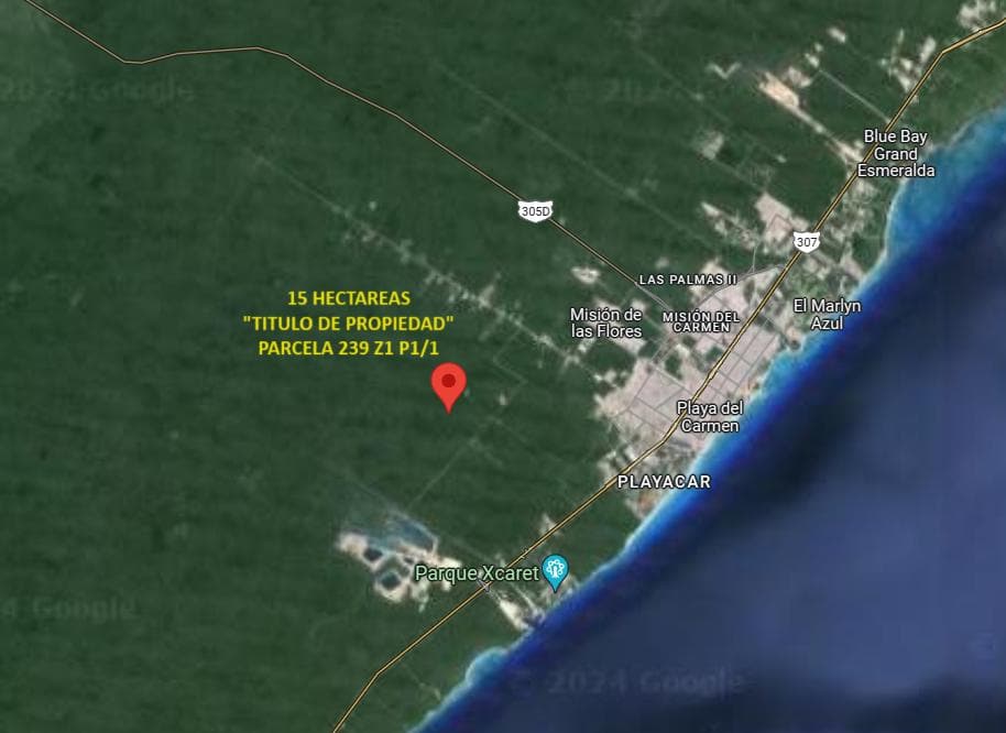 Lote Playa del Carmen con Cenote Riviera Maya - 1