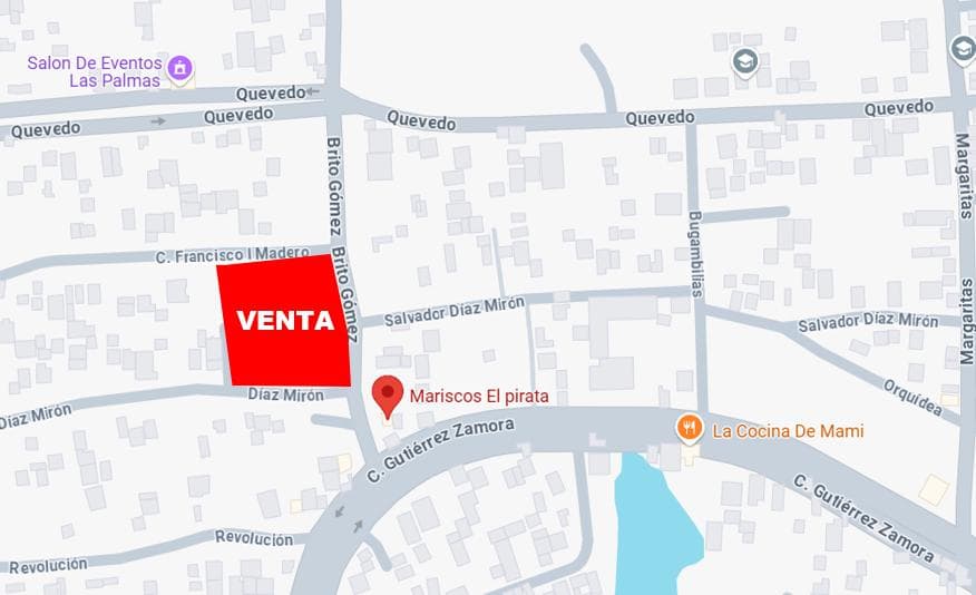 Terrenos en Venta Calle Carlos Brito Gómez entre Díaz Mirón y Madero, Col. Miramar, Allende, Ver. - 1