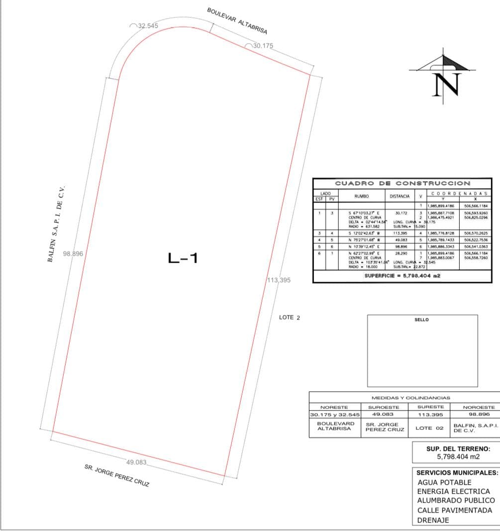 Terreno en RESIDENCIAL VILLA BRISA - 1
