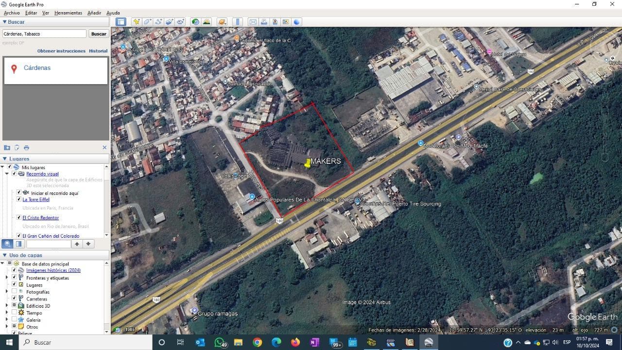 Terreno comercial en VENTA, Opcion a renta. carretrea villahermoza en CARDENAS TABASCO - 1