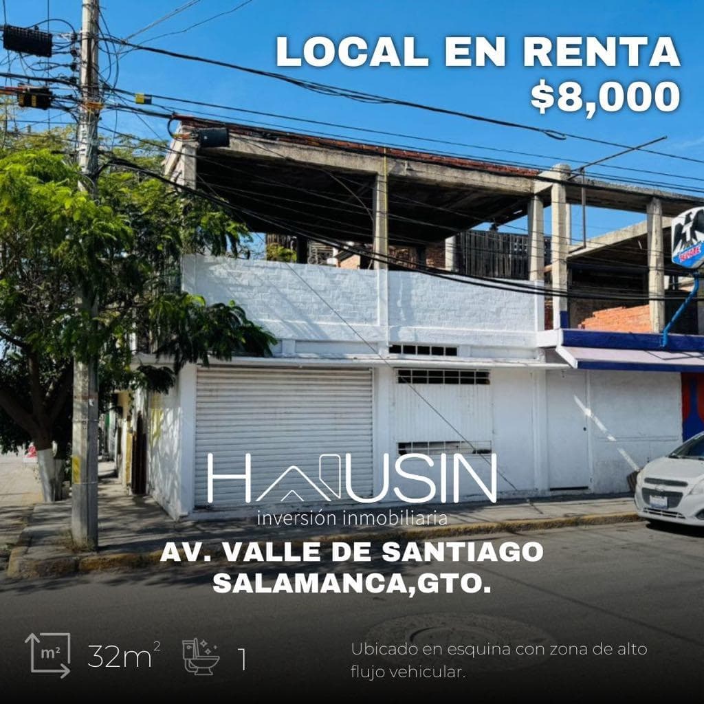 Local en Renta sobre Av Valle de Santiago, colonia Guanajuato, Salamanca - 1