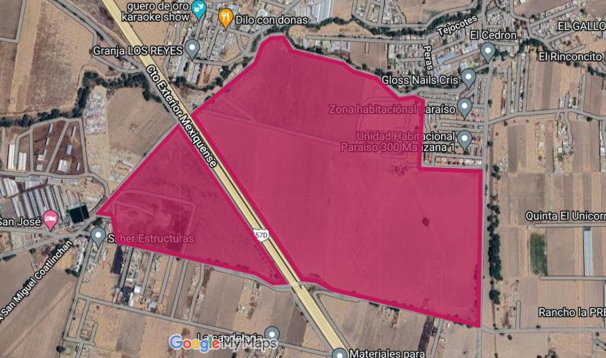 Terrenos en Venta, Divididos por Cto. Ext. Mexiquense - 1