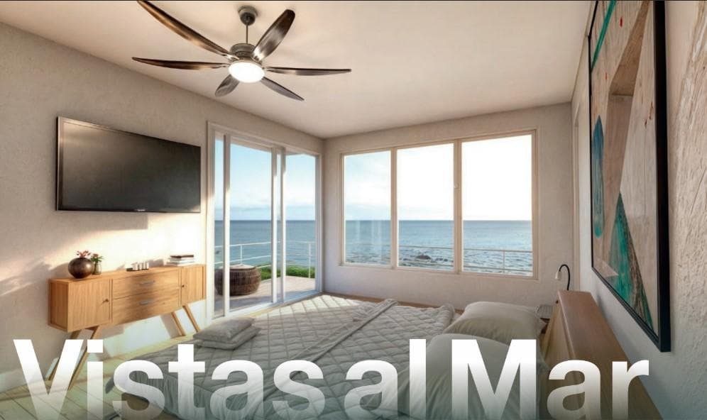 Villa beachfront de 3 recamaras 2 baños con club de Playa - 1