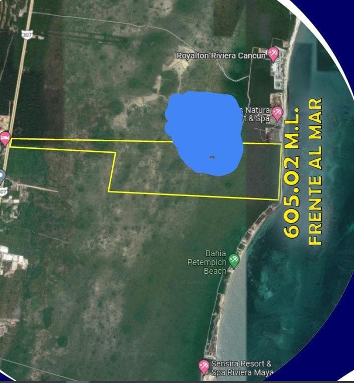 Terreno en Venta Carretera Federal Tulúm - Cancún - 1