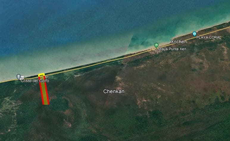 218 Metros Lineales Frente al Mar de Champotón, Oportunidad De Inversión - 1