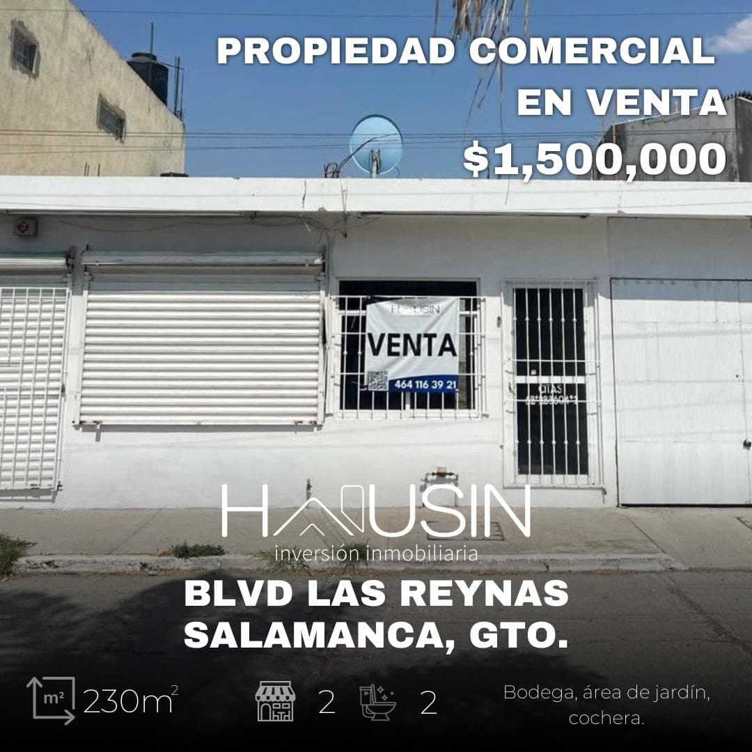 PROPIEDAD COMERCIAL en VENTA sobre Blvd Las Reynas, Salamanca, Gto - 1