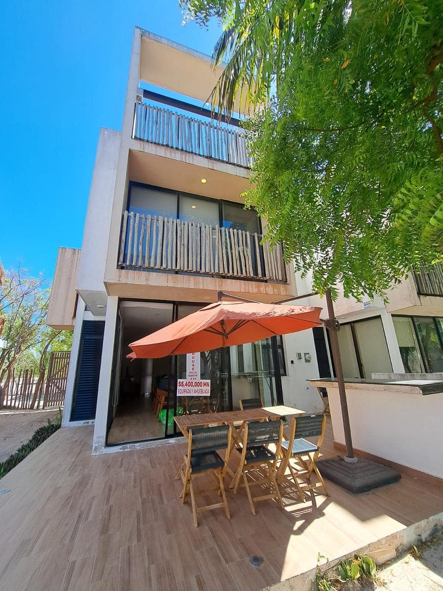 Casa AMUEBLADA CON PANELES SOLARES en venta en la Playa de Telchac en Mérida,Yucatán - 1