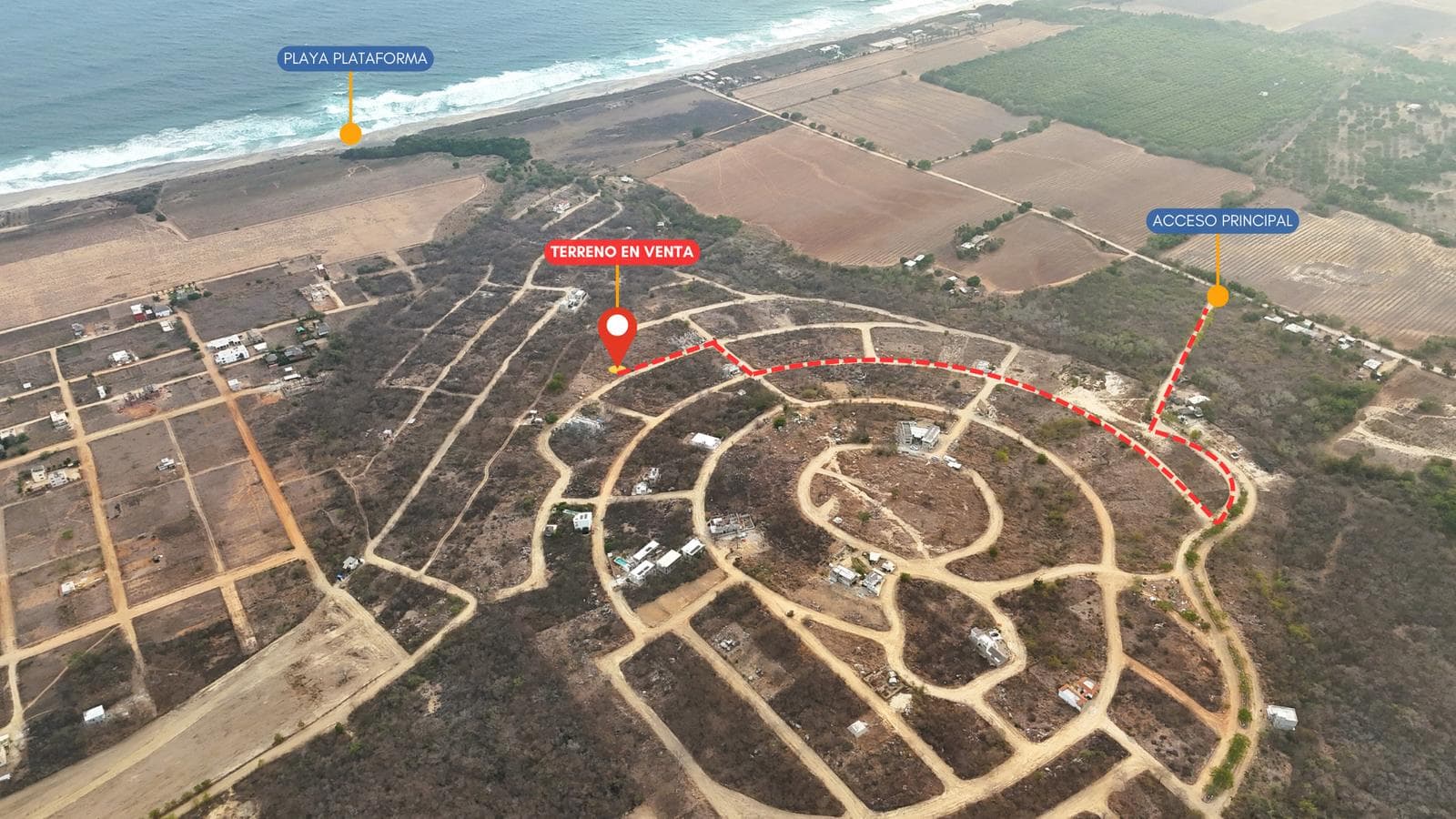 VENTA DE TERRENO EN PLAYA PLATAFORMA, PUERTO ESCONDIDO, OAXACA - 1