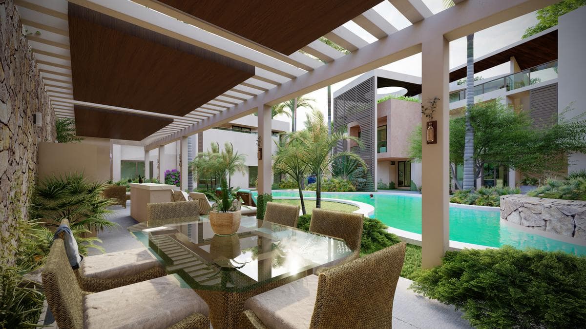 EXCELENTE OPCION EN LA ISLA - DEPARTAMENTO DE 1 HABIT CON JARDIN VISTA A LA ALBERCA AMENIDADES - 1