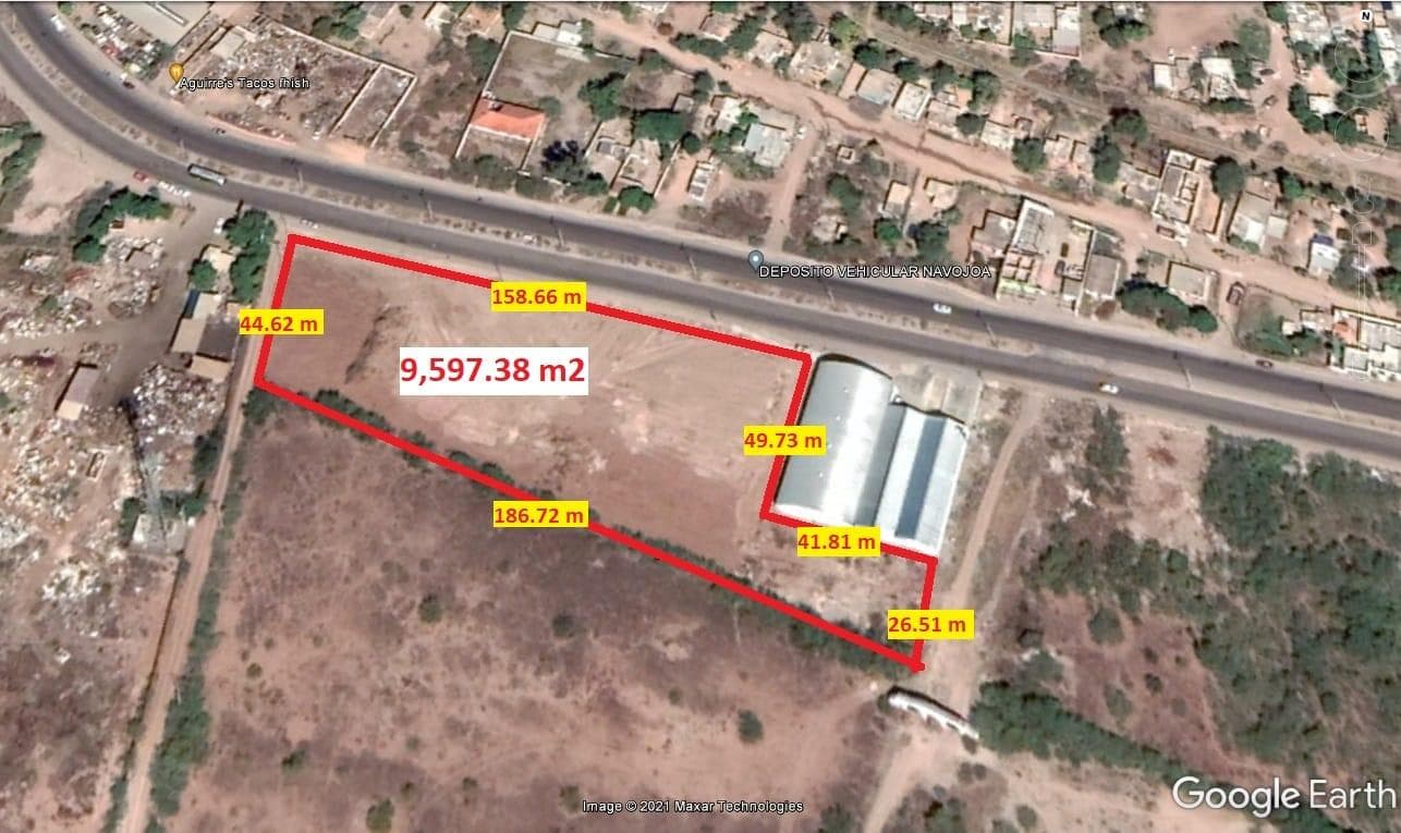 Terreno en Venta en Navojoa, En Periferico - 1