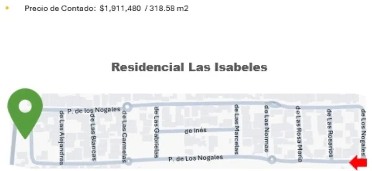 Terreno en Venta – Residencial Las Isabeles, Torreón, Coahuila. - 1