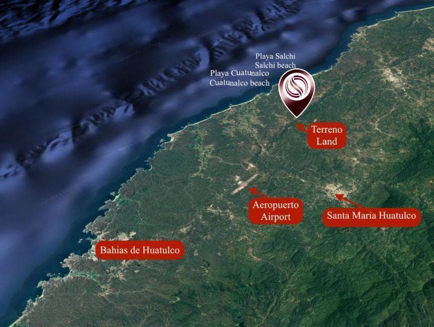 Terreno para desarrollador a 9 minutos de Playa Cuatunalco, 15 minutos del Aerop - 1