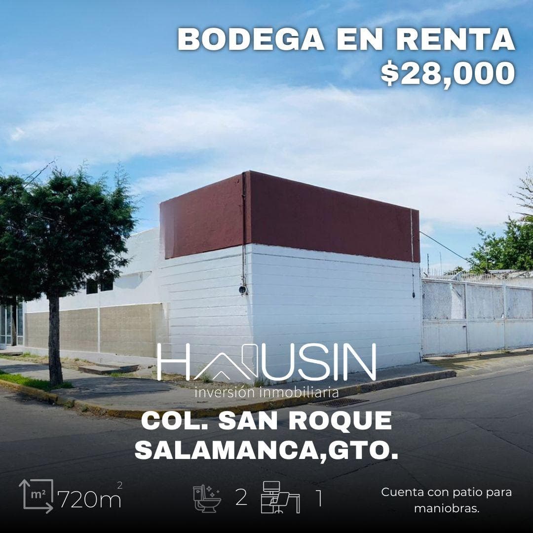 Propiedad en RENTA, Colonia San Roque esquina con Arrulfo Delgado. Salmanca Gto. - 1