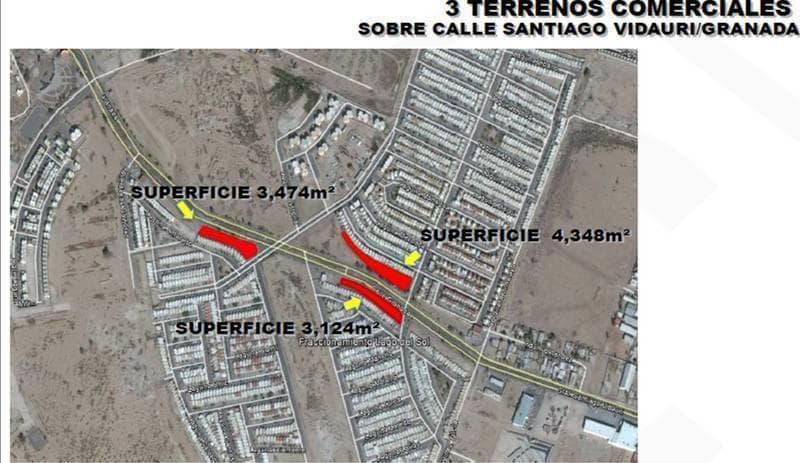 Terreno comercial de 4,348 m2, sobre Av.Santiago Vidaurri - 1