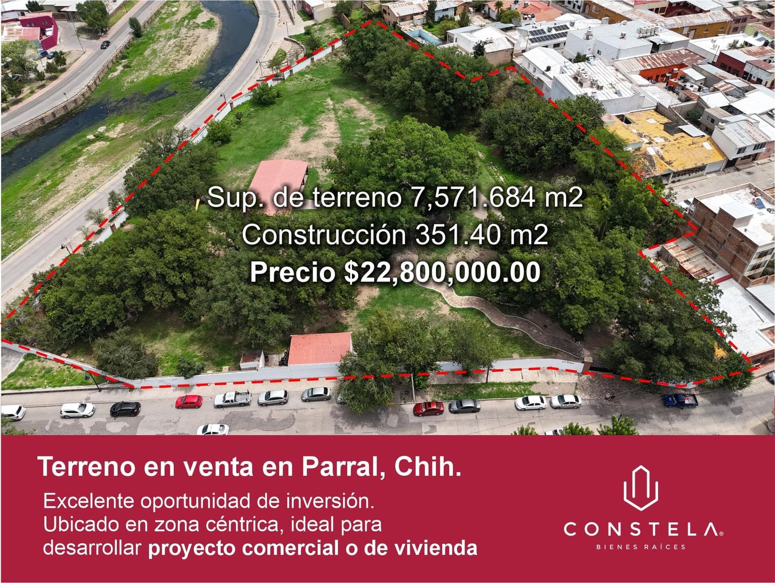 Terreno en Venta Col. Centro, Hidalgo del Parral, Chih. - 1
