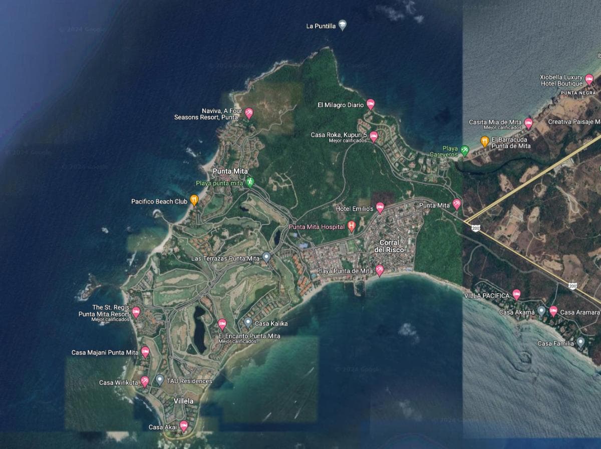 Terreno Hotelero con frente de Playa en Punta Mita. 14 Ha - 1