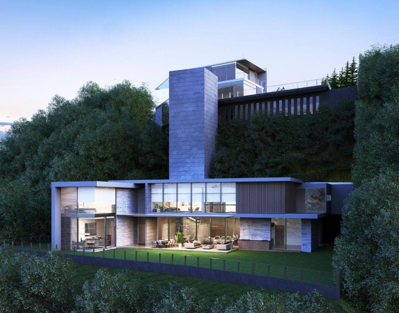 TERRENO CON PROYECTO DE LUJO EN VENTA, EN LA PUNTA, BOSQUES DE LAS LOMAS!!! - 1