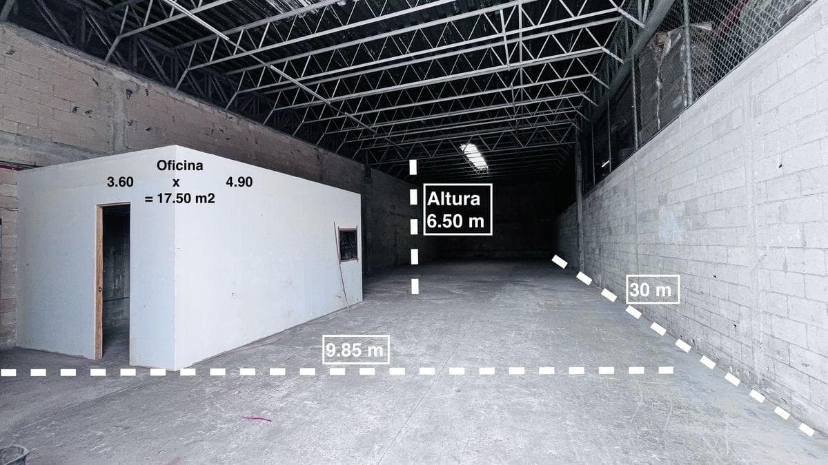 Bodega con Oficina y Acceso para Tráiler en Zona Home Depot Cancún Vigilancia - 1