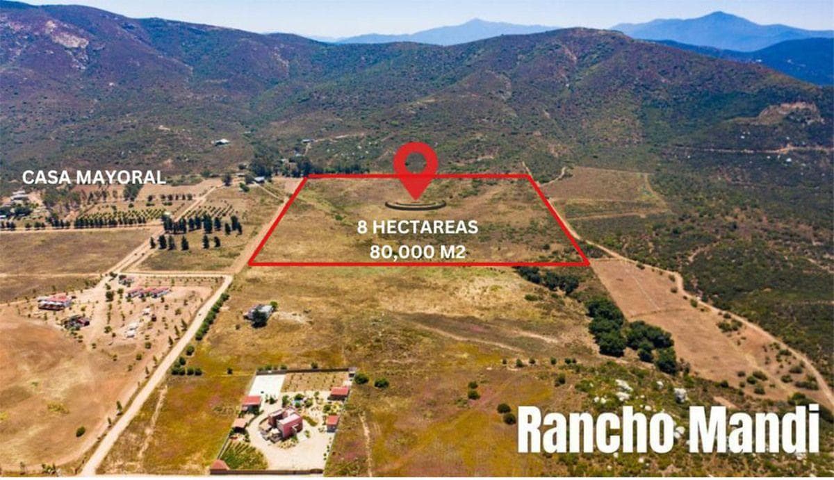 TERRENO EN VENTA EN VALLE DE GUADALUPE 20DLL M2 - 1