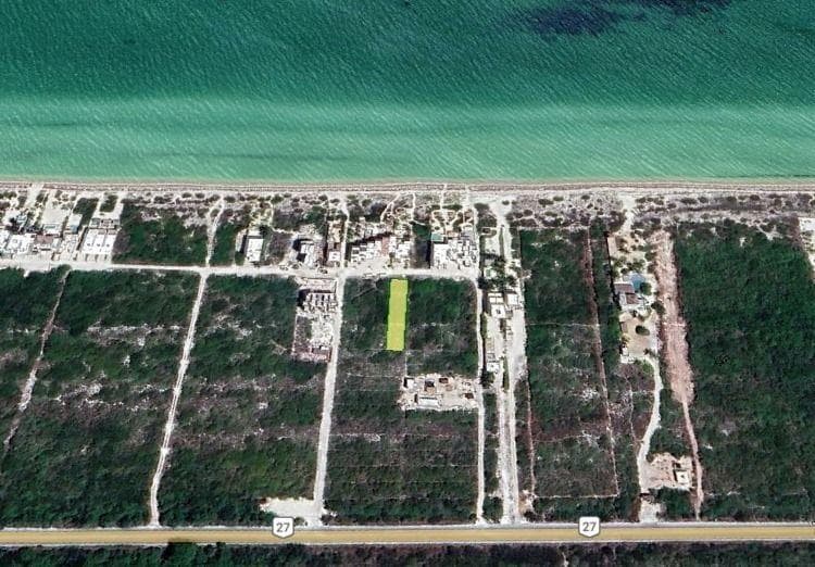 TERRENO EN VENTA EN SEGUNDA FILA EN LAS PLAYAS DE SAN BRUNO, YUCATÁN. - 1