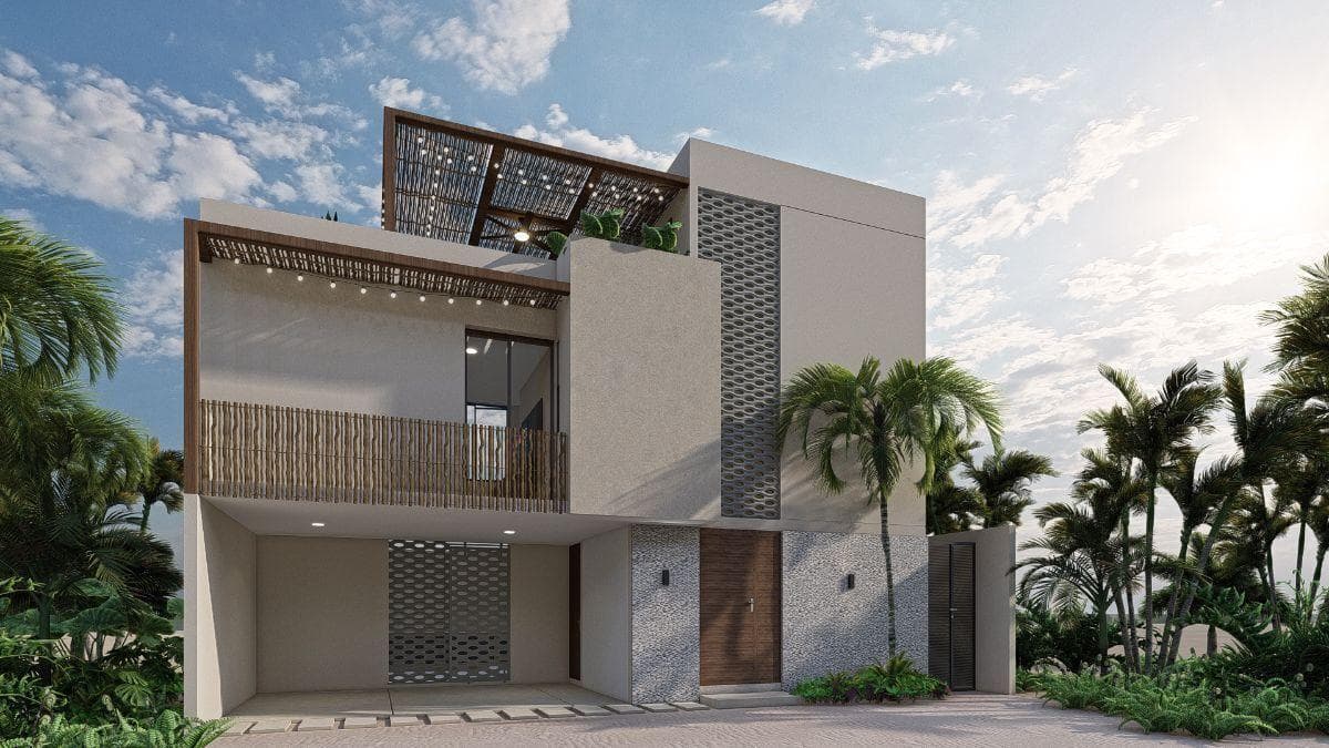 PRE VENTA DE VILLAS FRENTE AL MAR EN SAN BENITO YUCATAN. - 1