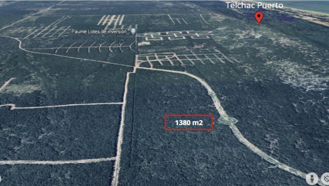 GRAN TERRENO EN VENTA CERCA DE LAS PLAYAS DE TELCHAC PUERTO. - 1