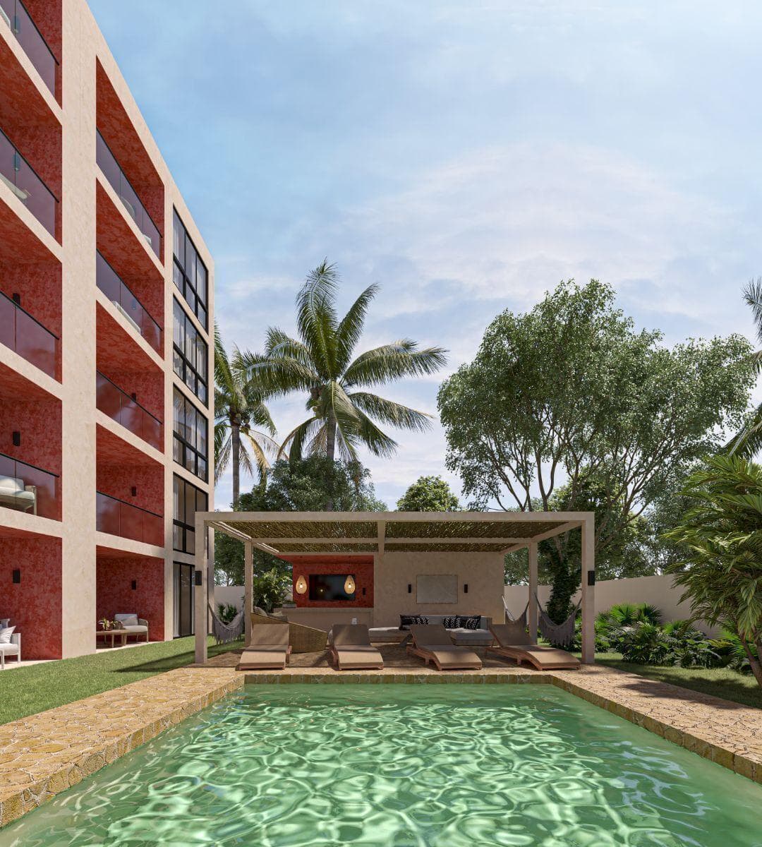 DEPARTAMENTOS EN VENTA CON VISTA AL MAR "VERANA" , CHICXULUB, YUCATAN. - 1