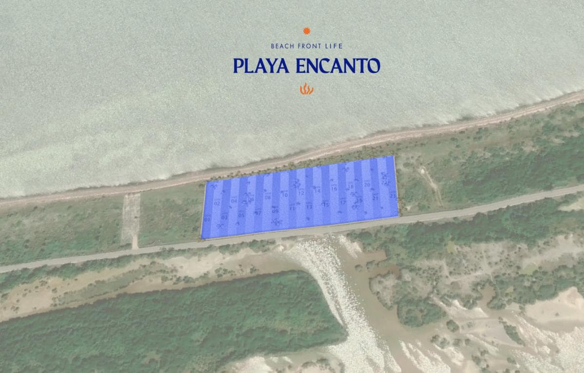 LOTES EN VENTA PLAYA ENCANTO EN LA MARAVILLOSA COSTA DE YUCATÁN, SANTA CLARA - 1