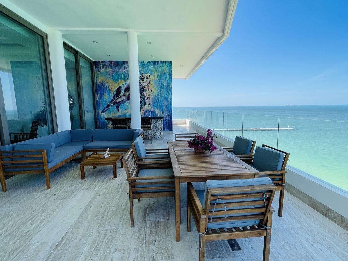 PENT HOUSE PUERTA DEL MAR UBICADO EN LAS PLAYAS DE CHICXULUB PUERTO. - 1