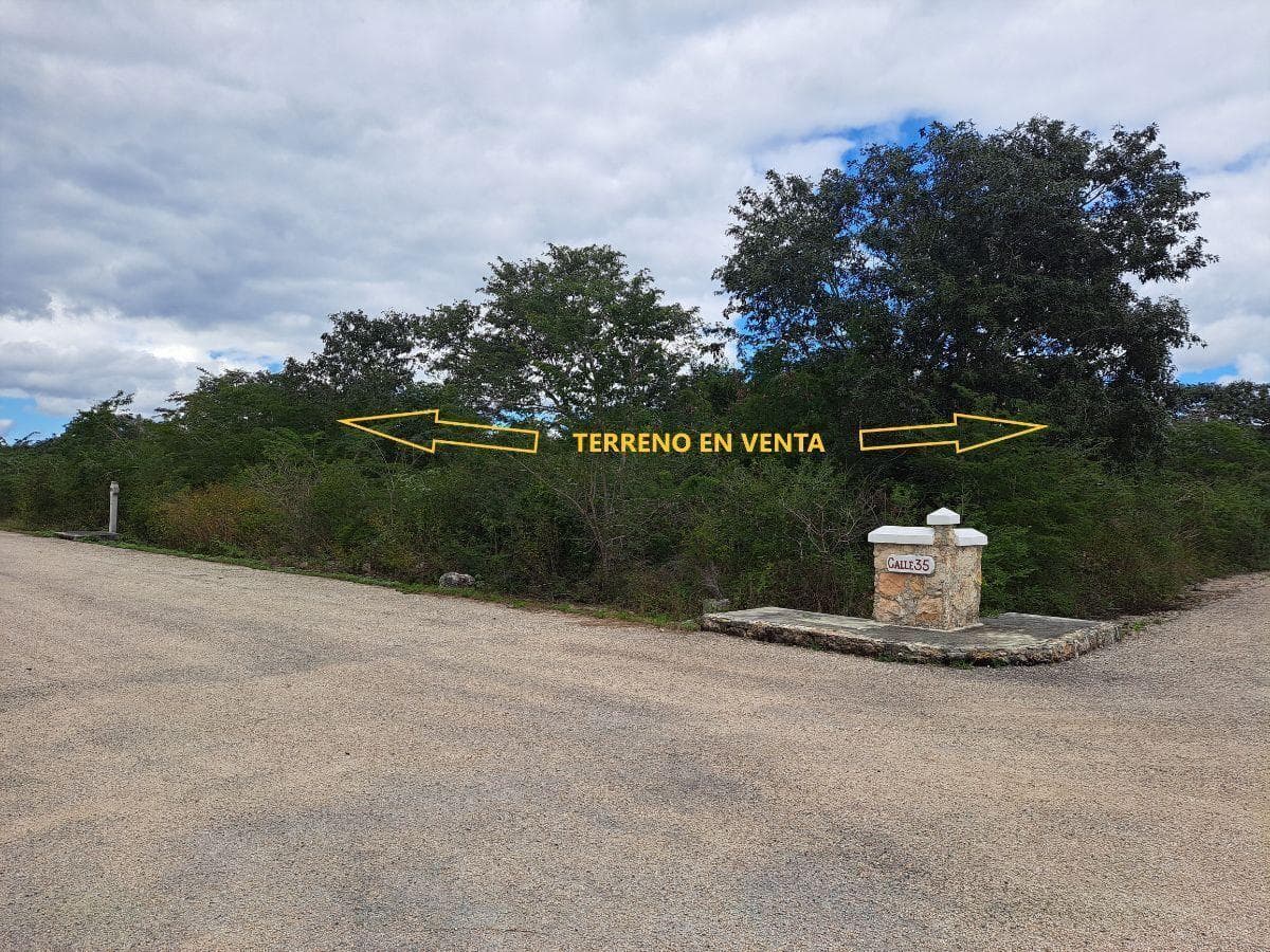 TERRENO EN VENTA EN BOSQUES DE CHICXULUB , MERIDA. - 1