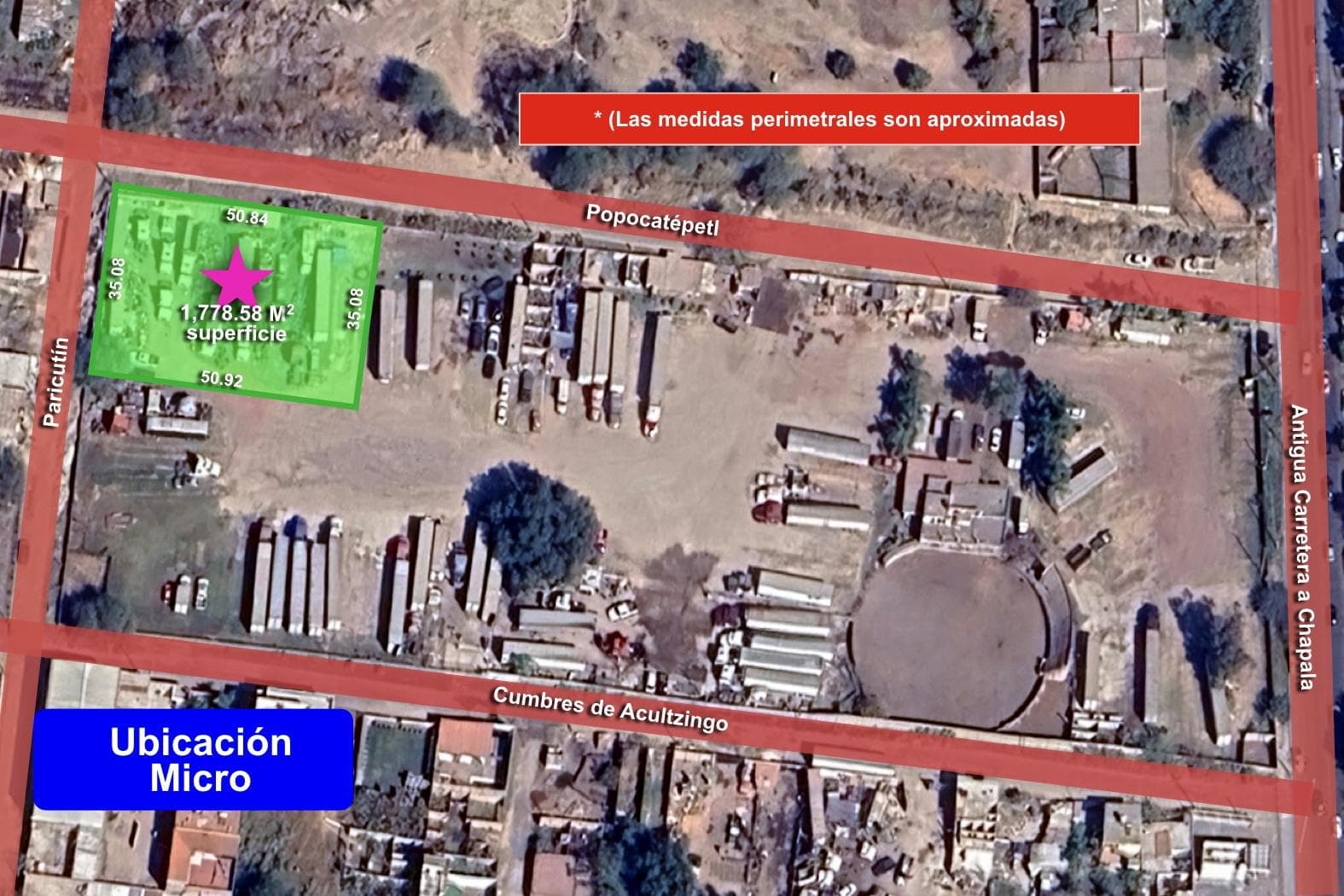 Terreno 1778 M2, Zona Las Pintas, a 1 cuadra de Antigua Carretera a Chapala - 1