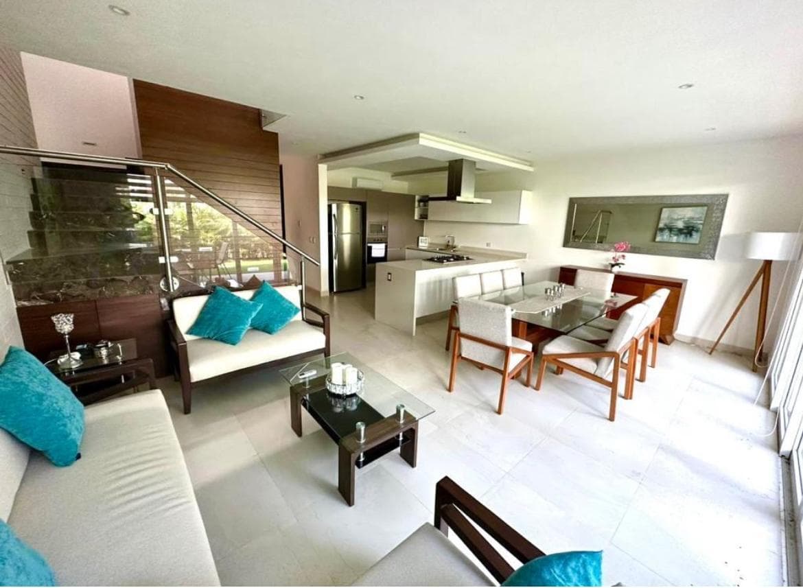 Casa en renta 3 recamaras y estudio Nuevo Vallarta, zona de crecimiento en Riviera Nayarit Puntacala - 1