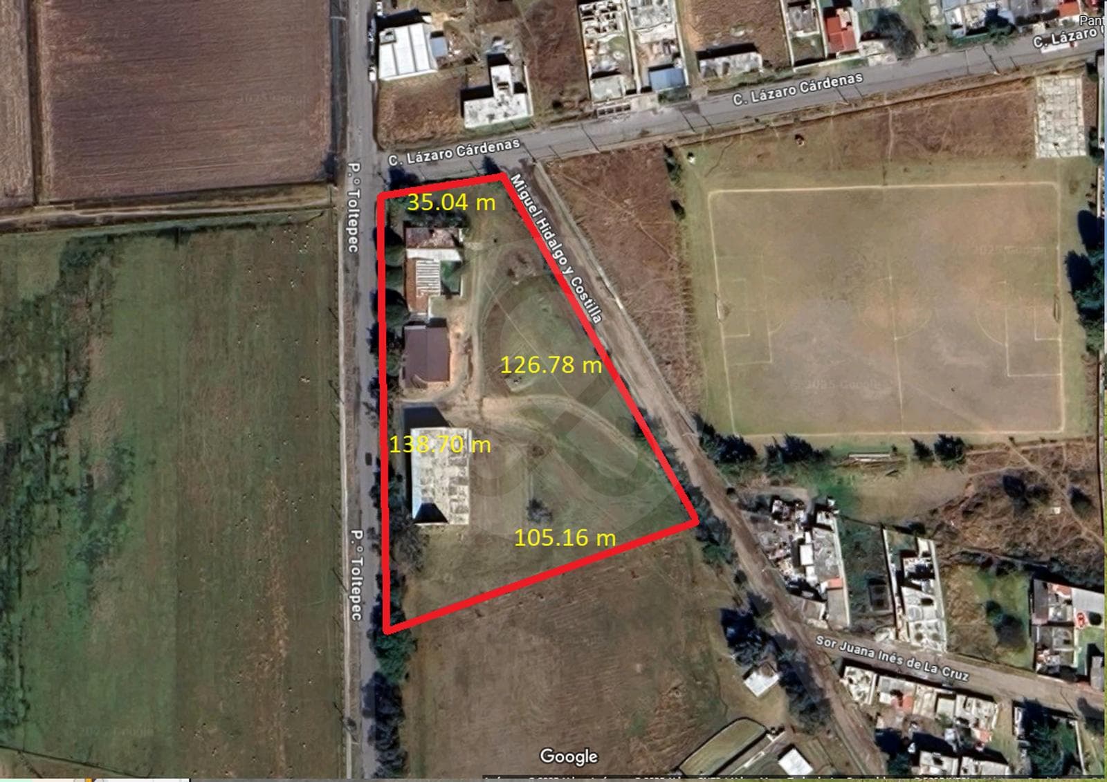TERRENO EN VENTA EN TOLUCA, LOCALIDAD DE SAN MARTÍN TOLTEPEC - 1