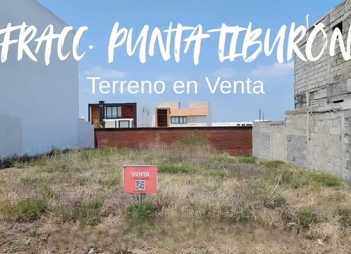 TERRENO EN VENTA 200M2 LADO DOBLE SOMBRA FRENTE A PARQUE EN FRACC PUNTA TIBURON RIVIERA VERACRUZANA - 1