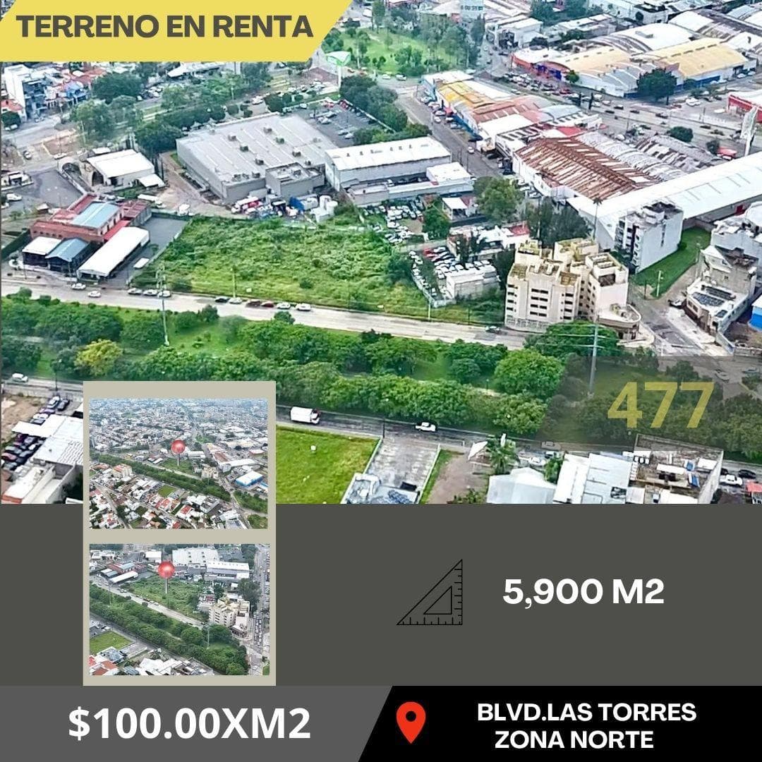 Terreno EN RENTA EN BLVD.LAS TORRES - 1