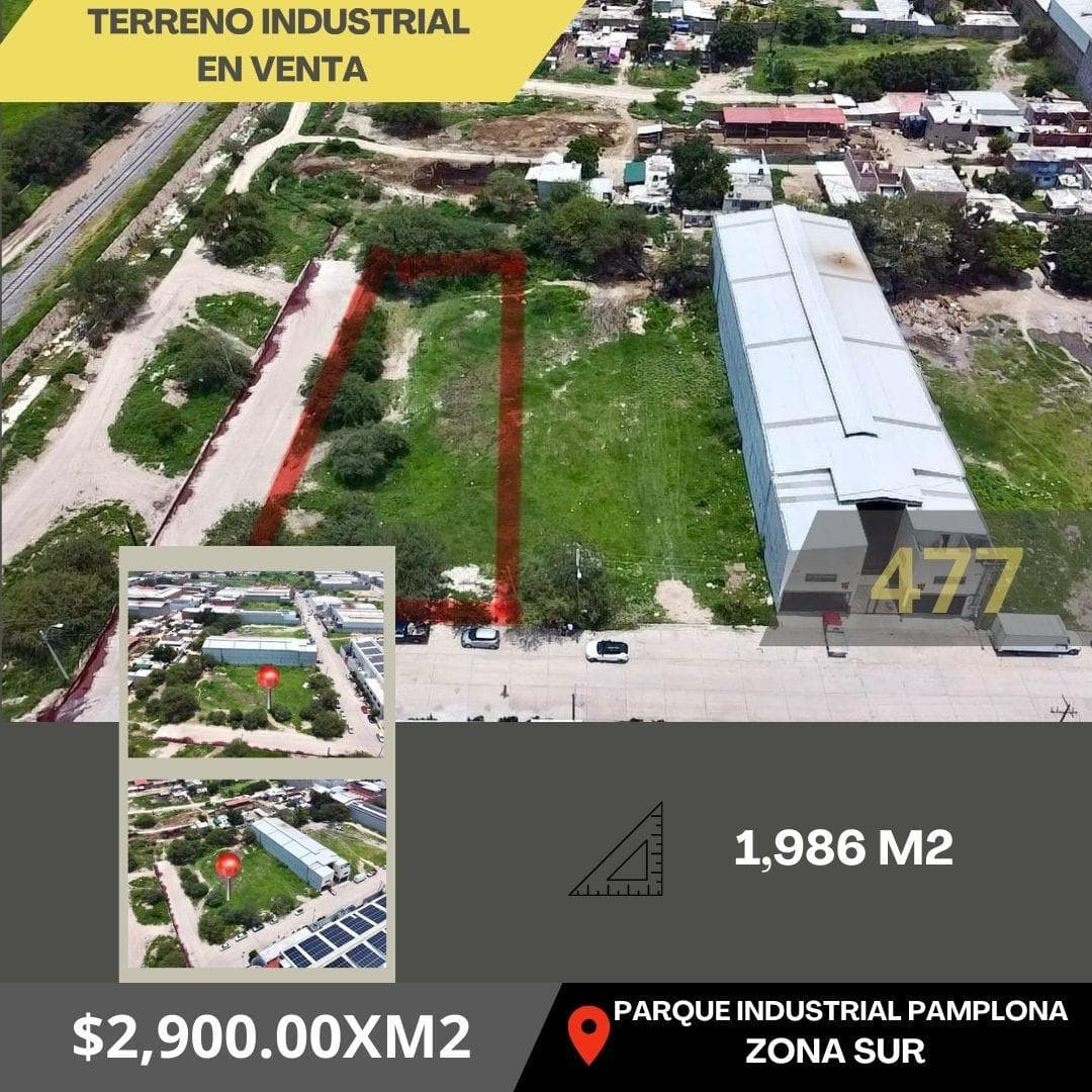 Terreno EN VENTA EN PARQUE INDUSTRIAL PAMPLONA - 1