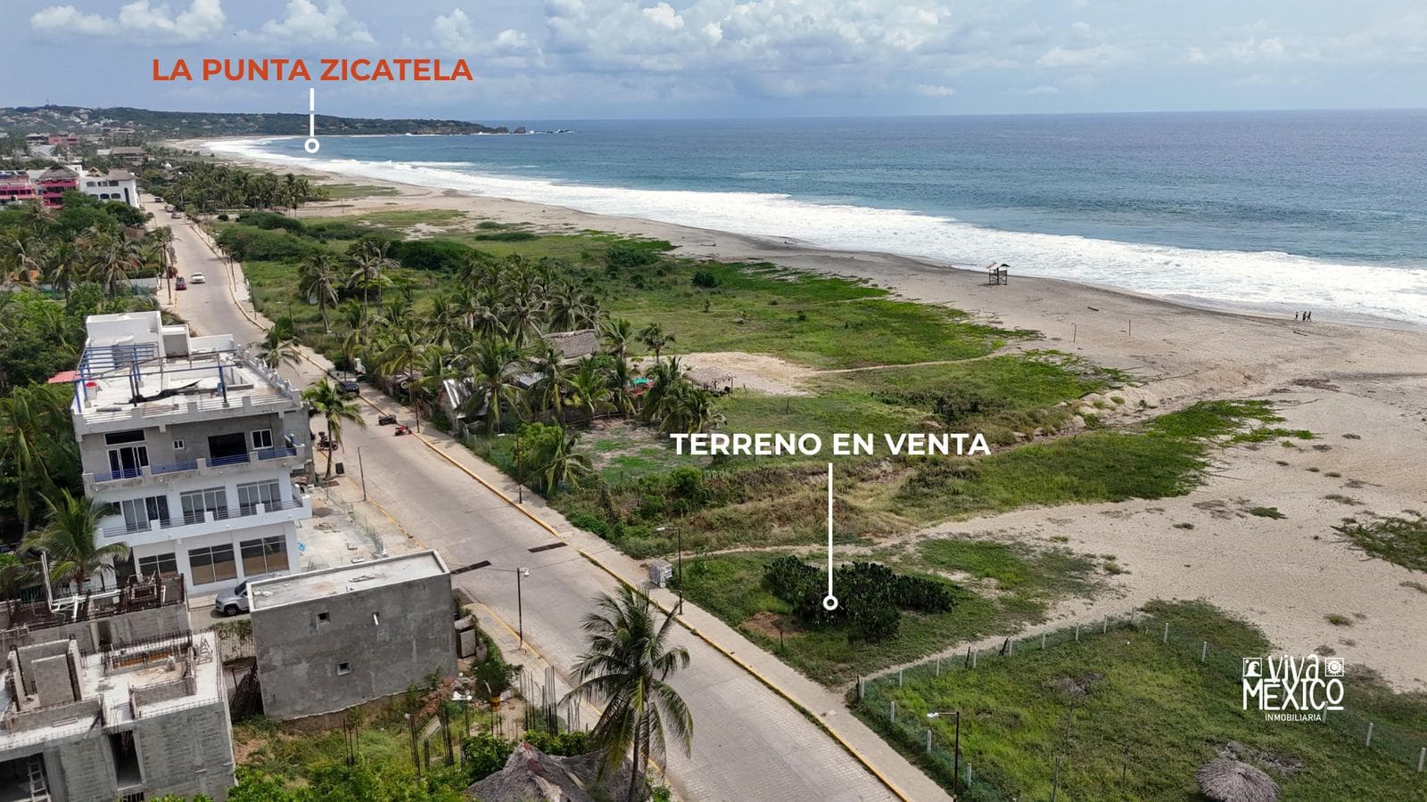 TERRENO FRENTE A PLAYA ZICATELA - 1