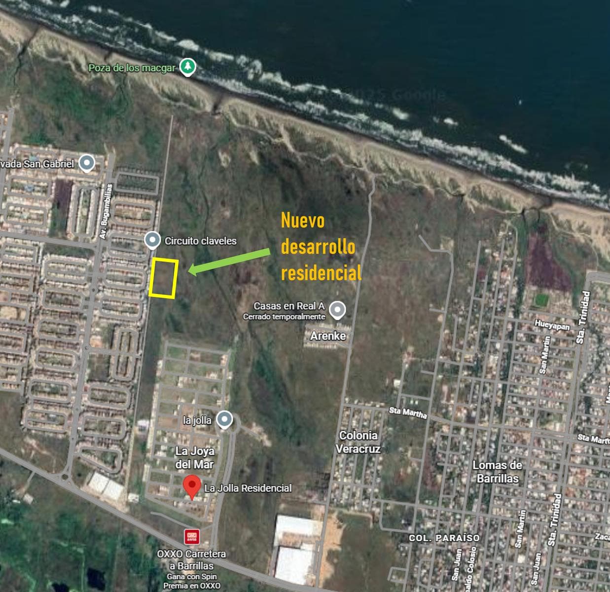 LOTES DE TERRENO EN VENTA EN NUEVO DESARROLLO RESIDENCIAL DETRÁS DE LA JOLLA, COATZACOALCOS, VERACRUZ - 1