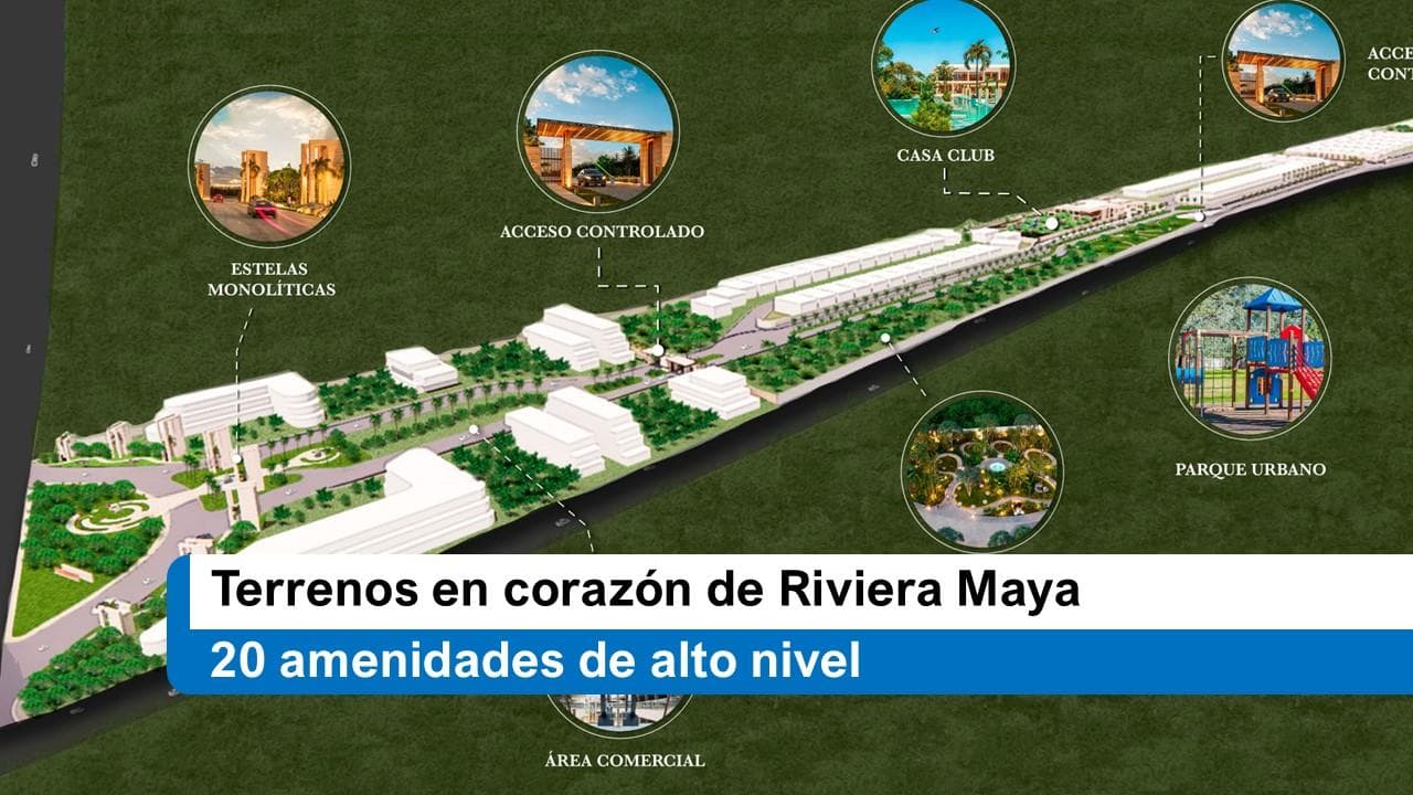 Elige vivir en una privada de lujo en la Riviera Maya, donde cada detalle está pensado para tu comodidad y plusvalía. - 1