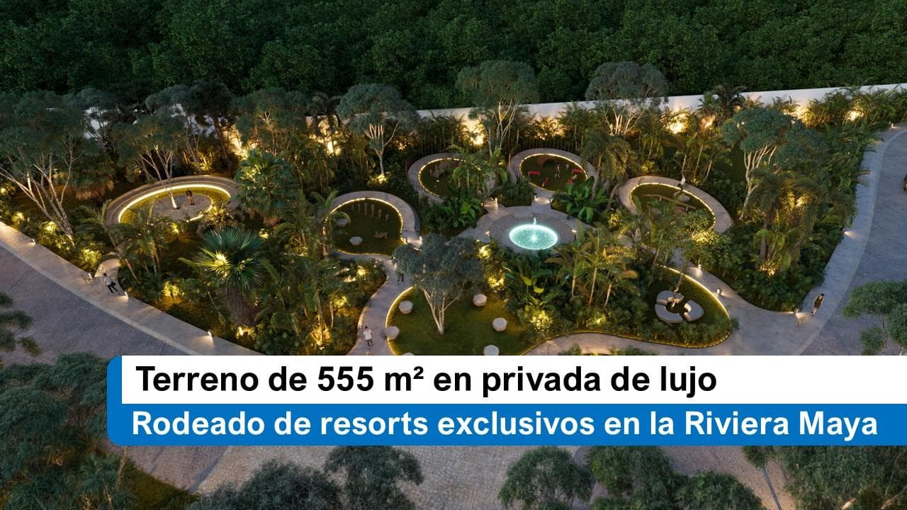 Terreno de 555 m² en privada de lujo rodeado de resorts exclusivos en la Riviera Maya - 1