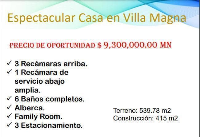 HERMOSA CASA EN VILLA MAGNA! - 1