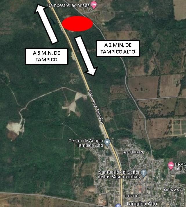 (MMRV2304) RANCHO EN VENTA 6 HECTÁREAS, TAMPICO ALTO, VER. INFO. 833-343-5506 - 1