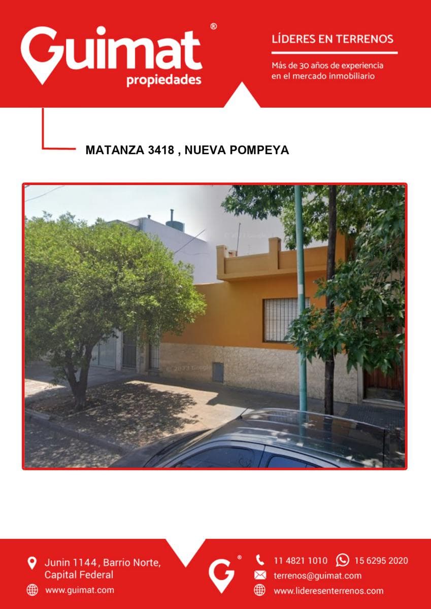 Terreno en NUEVA POMPEYA - LIDERES EN TERRENOS - GUIMAT PROPIEDADES - 1