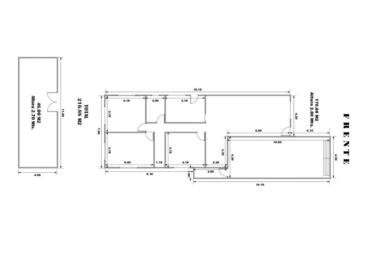 oficina, local 217 m2 en Chetumal centro - 1
