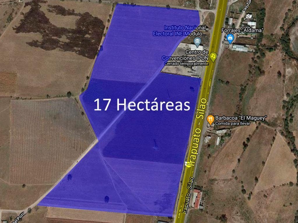 Terreno en Venta carretera Silao-Irapuato, 17 ha - 1