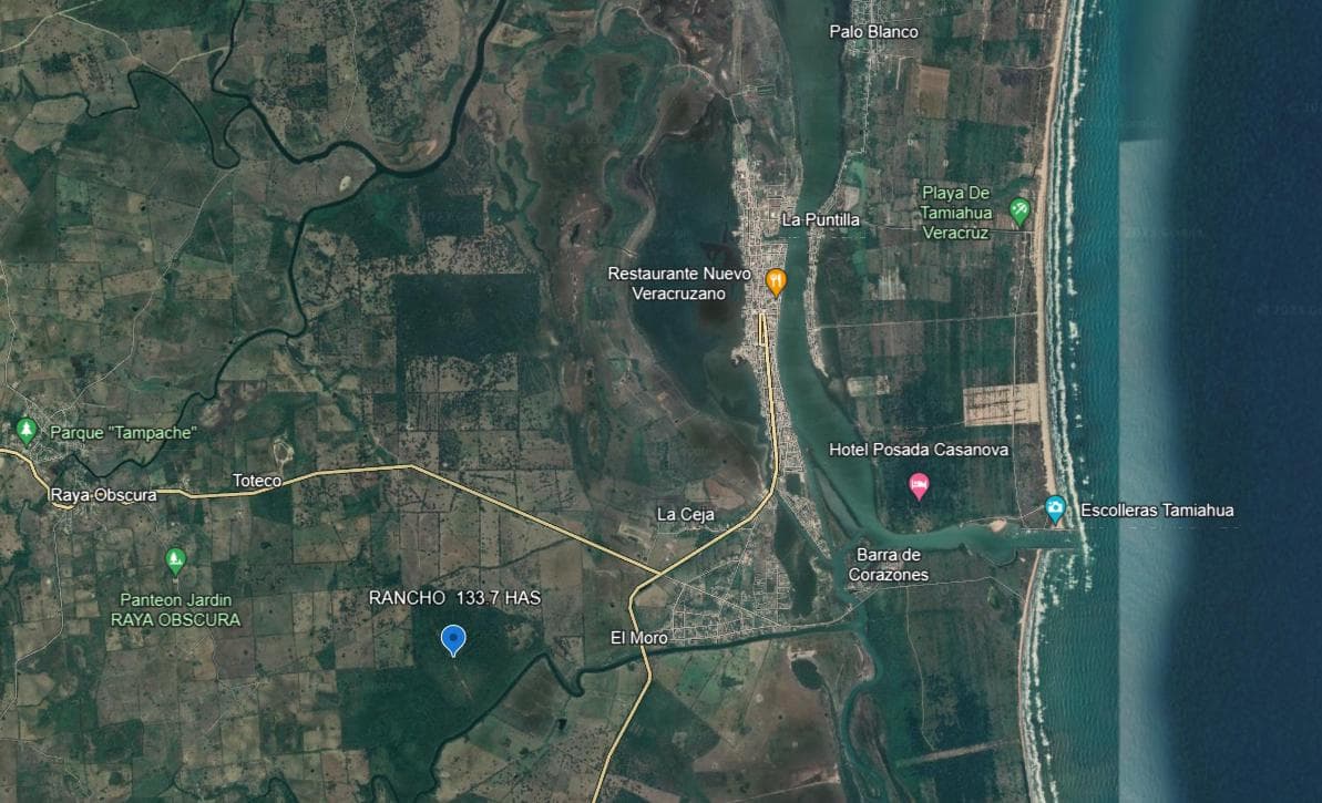 RANCHO EN VENTA EN TAMIAHUA, VERACRUZ - 1