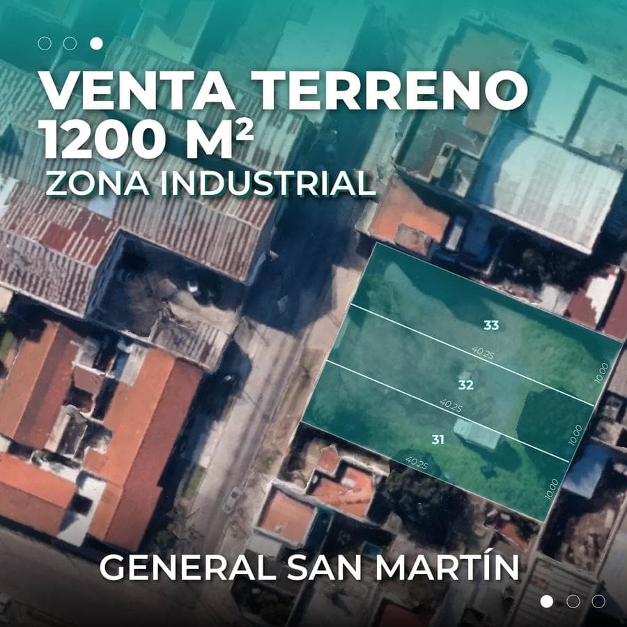 Terreno en zona INDUSTRIAL DOMINANTE - 1